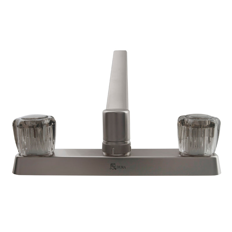 Dura Faucet DF-PK600S Two Handle RV Kitchen Faucet - Smoked Knobs - image 8