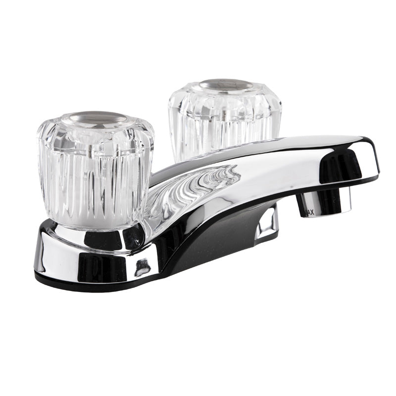 Dura Faucet DF-PL700A-CP RV Lavatory Faucet - Clear Knobs - image 1