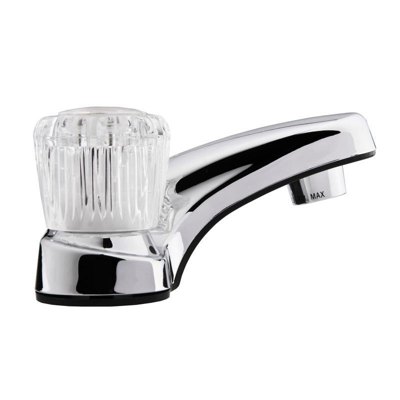 Dura Faucet DF-PL720A-CP RV Lavatory Faucet w/ Shower Diverter - Clear Knobs - image 2