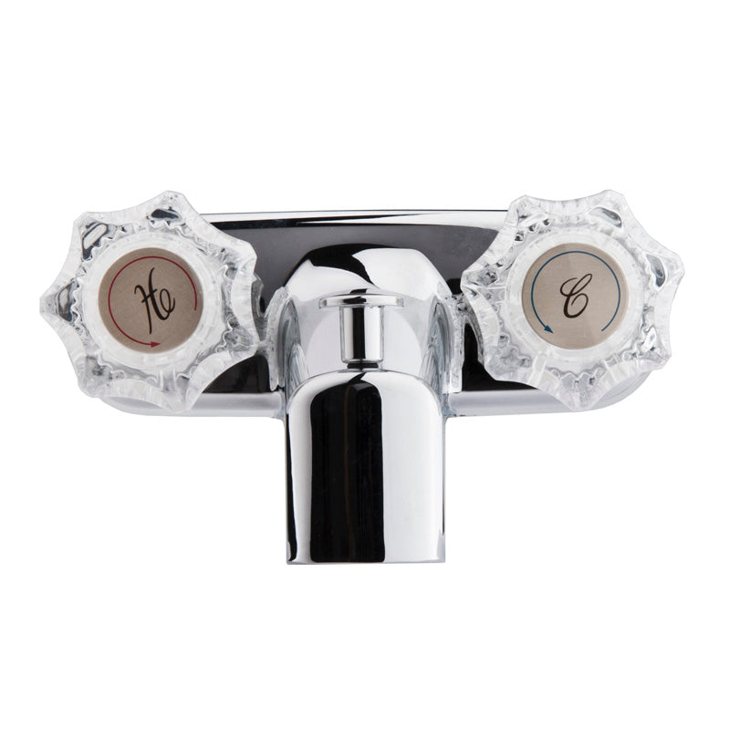 Dura Faucet DF-SA110A-CP RV Tub & Shower Diverter Faucet - Clear Knobs - image 4