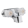 Dura Faucet DF-SA110A-CP RV Tub & Shower Diverter Faucet - Clear Knobs - image 1