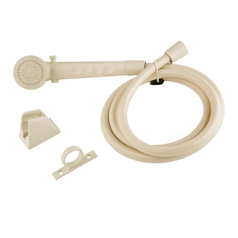 Dura Faucet DF-SA130 RV Shower Head & Hose Kit - Bisque Parchment