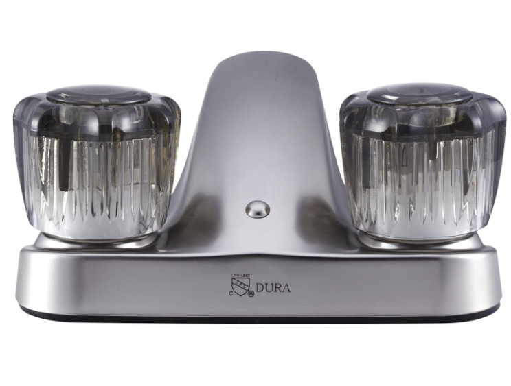 Dura Faucet DF-PL700S RV Lavatory Faucet - Smoked Knobs - image 6